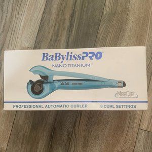 BABYLISSPRO NANO TITANIUM PROFESSIONAL AUTOMATIC CURLER MIRACURL3 CURL SETTINGS